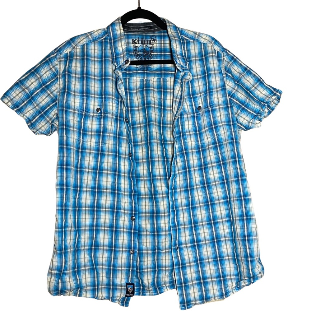 Men’s Kuhl Plaid Button Up Outdoor Shirt